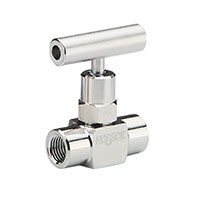 100 Series 1/8 in. Connection Size Mini Needle Valve with Hard Seat (101-FFC)