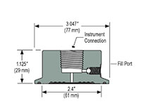 Type 12 Sanitary, Clamped-Style, American Society of Mechanical Engineers - Bioprocessing Equipment (ASME-BPE), Non-Replaceable Diaphragm Seals - 2