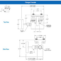 2000 Series 10,000 psi Pressure Rating Static Pressure Block and Bleed 2 Manifold Valve with Hard Seat (2000-MFC)