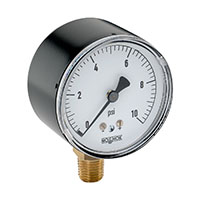 200 Series Low Pressure Diaphragm Dry Pressure Gauges