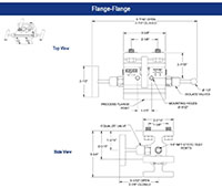 3010 Series 10,000 psi Rating Differential Pressure 3 Manifold Valve with Hard (3010-MMC)