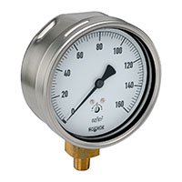 200 Series 4 in. Gauge Size Diaphragm Dry Low Pressure Gauge (40-200-100-inH2O)