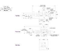 5530 Series Zinc-Nickel Plated Carbon Steel 0.375 in. Orifice Natural Gas 5 Manifold Valve with Soft Seat/Tip (5530-FFC)