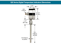 820 Series Digital Temperature Indicators - 2