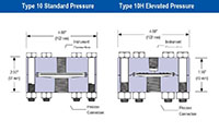 Type 10/10H Standard and Elevated Pressure, Bolted, Replaceable Diaphragm Seals - 2