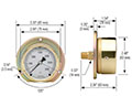 300 Series Vapor Actuated Remote Dial Indicating Thermometers - 3