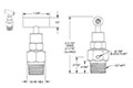 800 Series 1/2 in. Connection Size Bleed Needle Valve with Hard Seat and Soft Tip (804-MC)